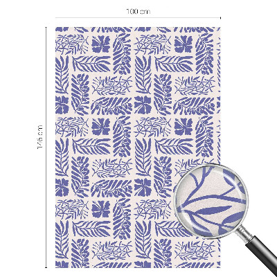 Nepriehľadná fólia na okno Rastlinné vzory