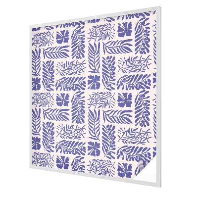 Nepriehľadná fólia na okno Rastlinné vzory