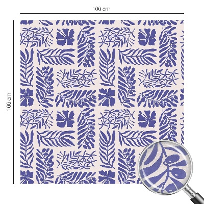 Nepriehľadná fólia na okno Rastlinné vzory