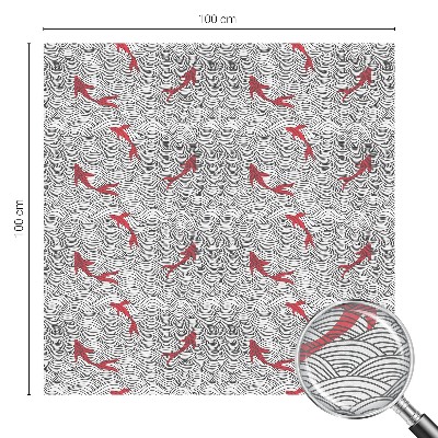 Samolepiaca fólia na sklo vitrážová Vlnitý vzor