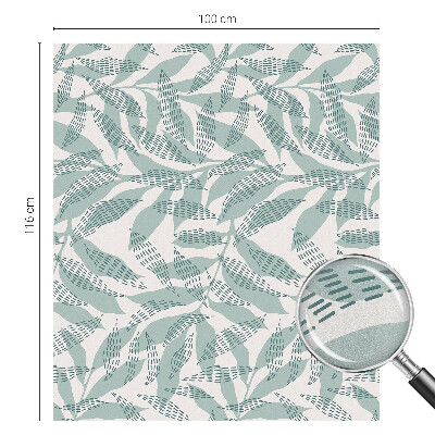 Fólia na sklo na ochranu súkromia Zelené listy