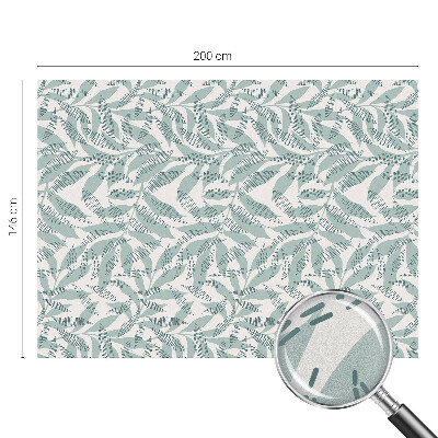 Fólia na sklo na ochranu súkromia Zelené listy