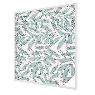 Fólia na sklo na ochranu súkromia Zelené listy