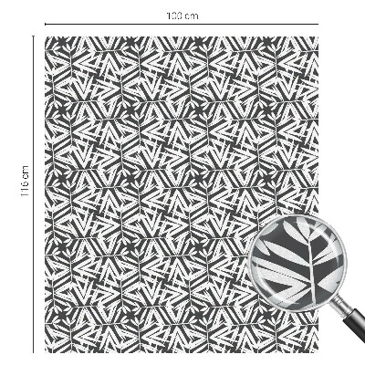 Nepriehľadná fólia na okno Geometrické listy