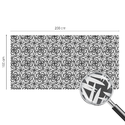 Nepriehľadná fólia na okno Geometrické listy