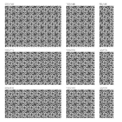 Nepriehľadná fólia na okno Geometrické listy