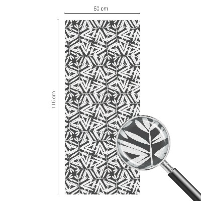 Nepriehľadná fólia na okno Geometrické listy