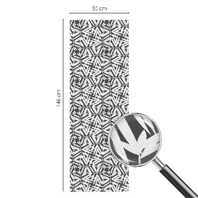 Nepriehľadná fólia na okno Geometrické listy