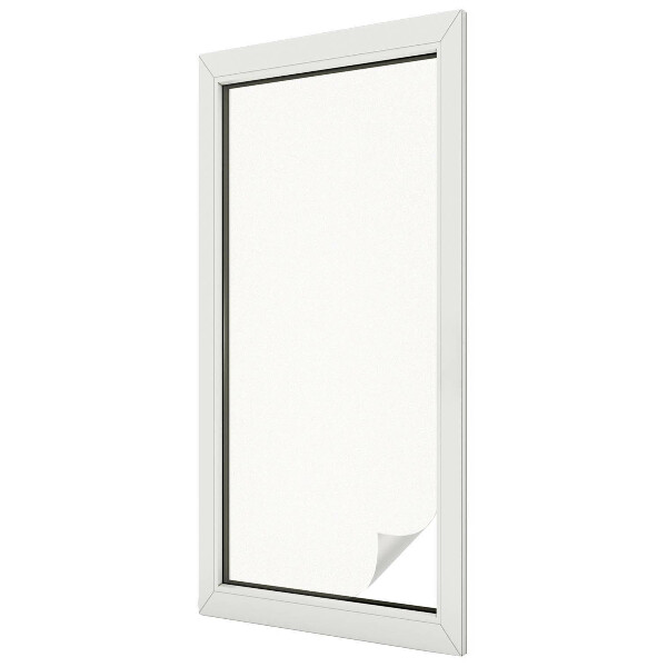 Ochranná fólia na sklo vitráž Jemná biela