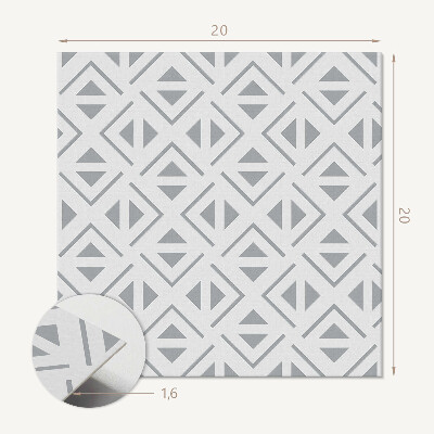 Samolepiace pvc obklady Geometrický vzor v štvorcoch