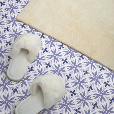 Samolepiace pvc obklady Geometrické motívy s flórou