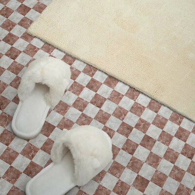 Samolepiace pvc obklady Elegantná šachovnica v mramorovom prevedení