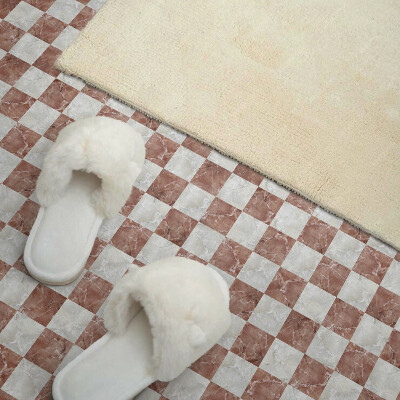 Samolepiace pvc obklady Elegantná šachovnica v mramorovom prevedení