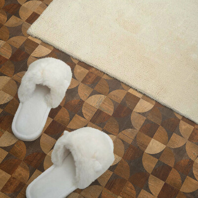 Pvc obklady Geometria v tvare prírodného dreva