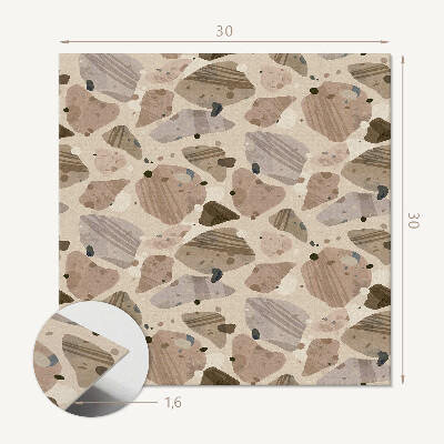 Vinylové obklady Geometria kamenných tvarov