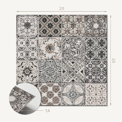 Samolepiace pvc obklady Klasika vintage dizajnu