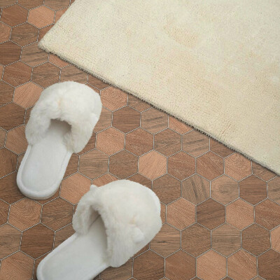 Pvc obklady Šesťhranný motív dlaždíc