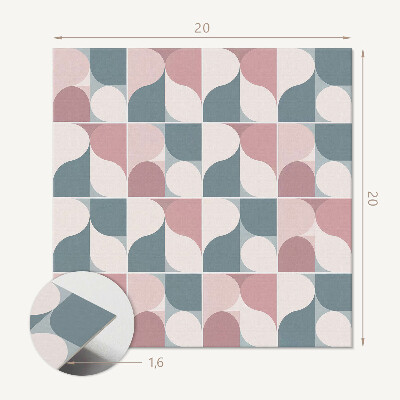 Samolepiace pvc obklady Abstraktné geometrické tvary