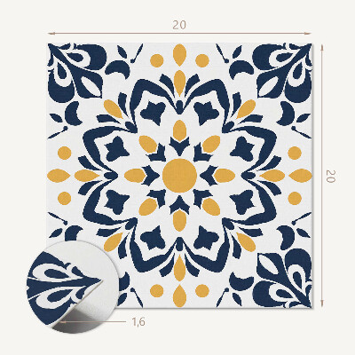 Vinylové obklady Mandala s motívom kvetov