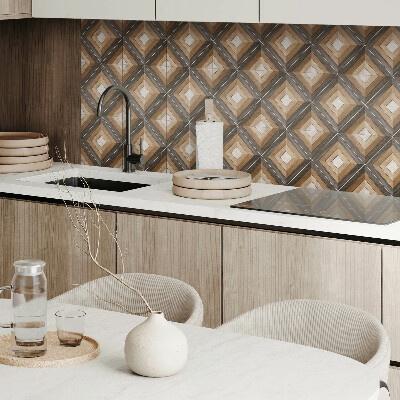 Samolepiace pvc obklady Kosoštvorce v geometrickej forme