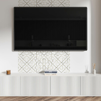 Pvc obklady Vzor čiary v geometrickej forme
