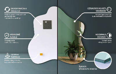 Zrkadlová škvrna v asymetrickom prevedení