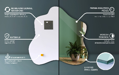 Zrkadlová škvrna v asymetrickom prevedení
