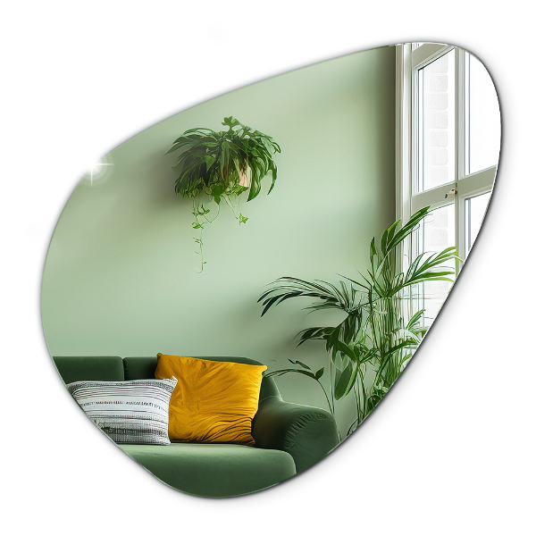 Asymetrické zrkadlo Moderný organický tvar