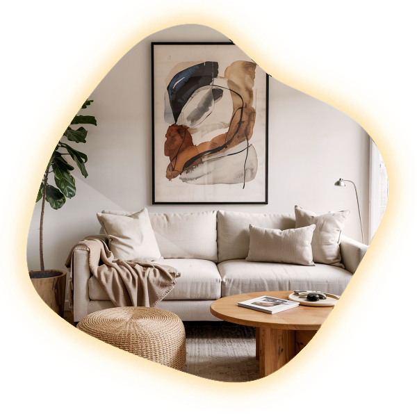 Nepravidelne led zrkadlo unikátny