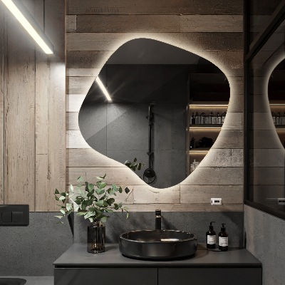 Nepravidelne led zrkadlo unikátny