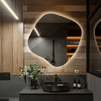 Nepravidelne led zrkadlo unikátny