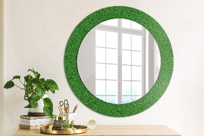 Kulaté zrcadlo s dekorem Zelená tráva