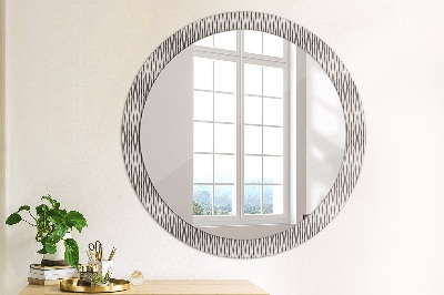 Kulaté zrcadlo s dekorem Geometrický tečka