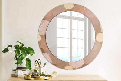 Kulaté zrcadlo s dekorem Složení růží