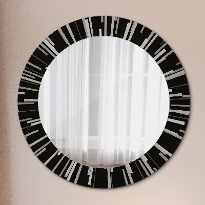 Kulaté zrcadlo s dekorem Radiální složení