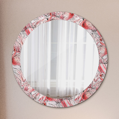 Kulaté dekorativní zrcadlo na zeď Planoucí vzor