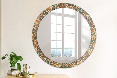 Kulaté dekorativní zrcadlo na zeď Ilustrace květu