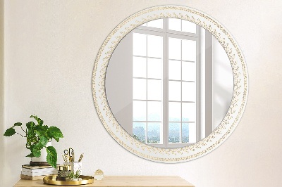 Kulaté dekorativní zrcadlo na zeď Indian mandala