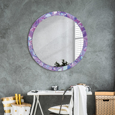 Kulaté dekorativní zrcadlo na zeď Abstraktní surrealizace