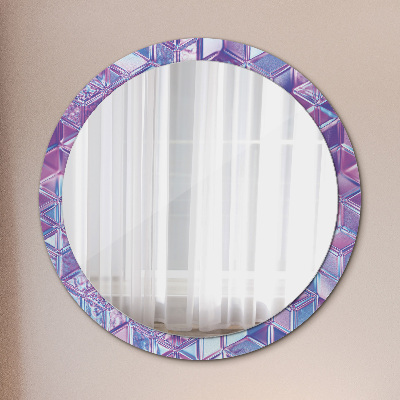 Kulaté dekorativní zrcadlo na zeď Abstraktní surrealizace