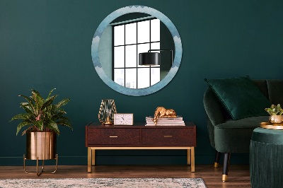 Kulaté dekorativní zrcadlo na zeď Shoemakerův vzor
