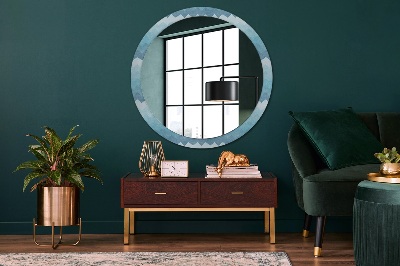 Kulaté dekorativní zrcadlo na zeď Shoemakerův vzor