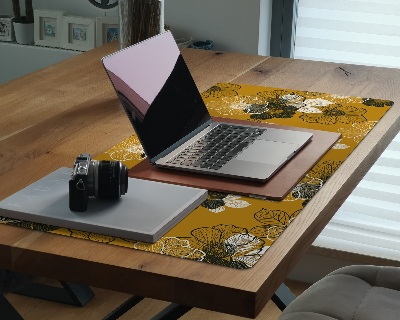 Podložka na písací stôl Obrys kvetov