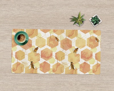 Veľká podložka na stôl pre deti Plátky včely