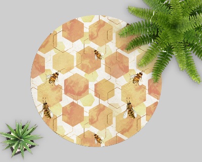Podložka pod stoličku Plátky včely