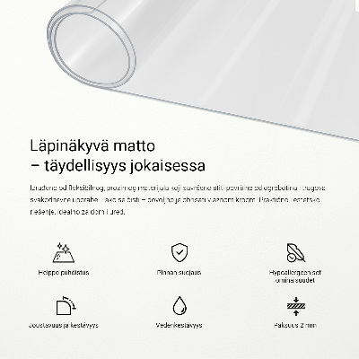 Priehľadná univerzálna ochranná podložka