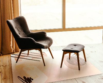 Podložka pod kolieskovú stoličku Abstrakcia