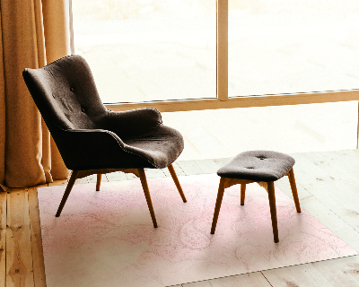 Podložka pod kolieskovú stoličku Viktoriánsky vzor