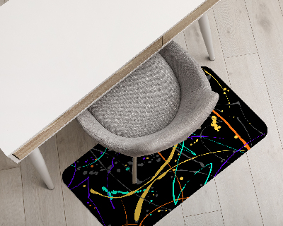 Podložka pod kolieskovú stoličku Zafarbený obraz