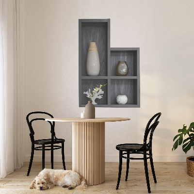 3D nástenná nálepka 70x100 Dekoratívne police